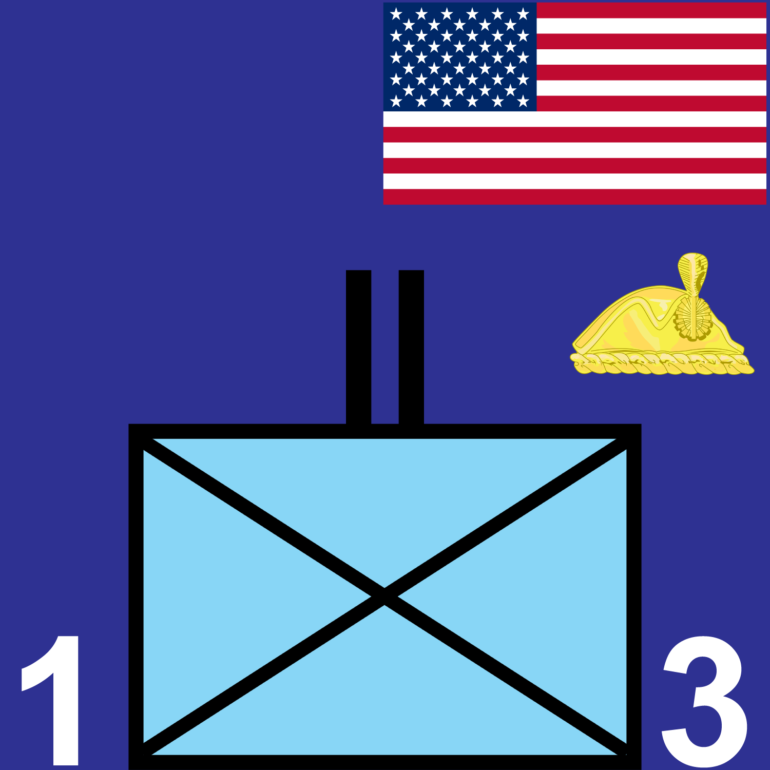 1st Battalion, 3rd Infantry Regiment icon